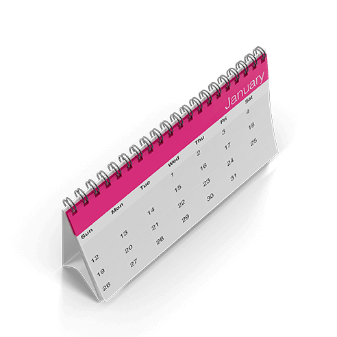 Un calendario para contemplar lo importante.